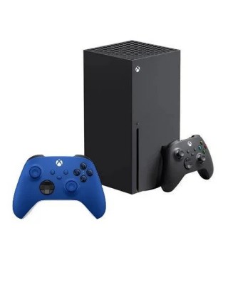 Игровая консоль Xbox Series X (XSX) + синий Джойстик Xbox Series